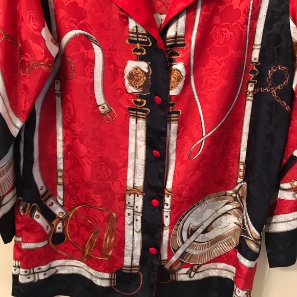 Cabernet Vintage Sleepwear Blouse - Picture 2 of 4